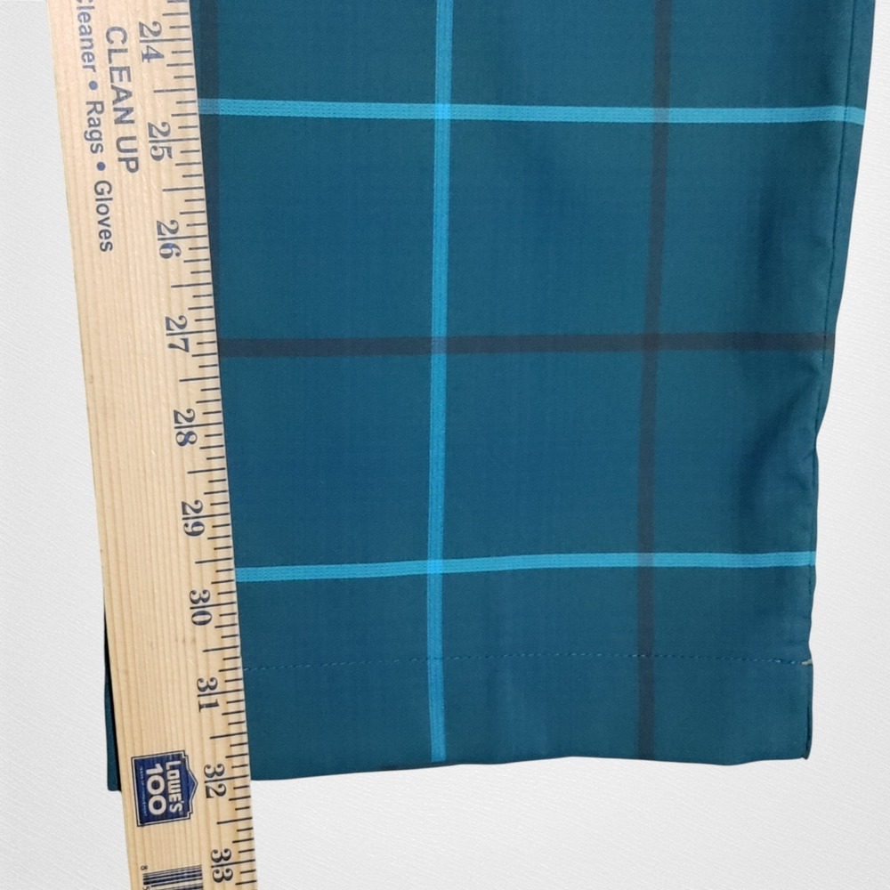 Nike Golf Tour Performance Pants Mens 32x32 Plaid Dri-FIT Stretch Preppy - Picture 10 of 15
